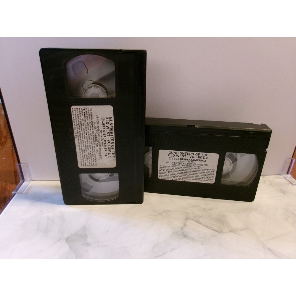 Gunfighter of the Old West VHS set (2 tapes)